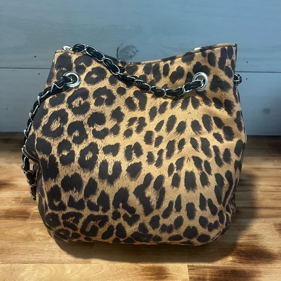 Geir Ness Laila Leopard Hobo Bag - Picture 1 of 7